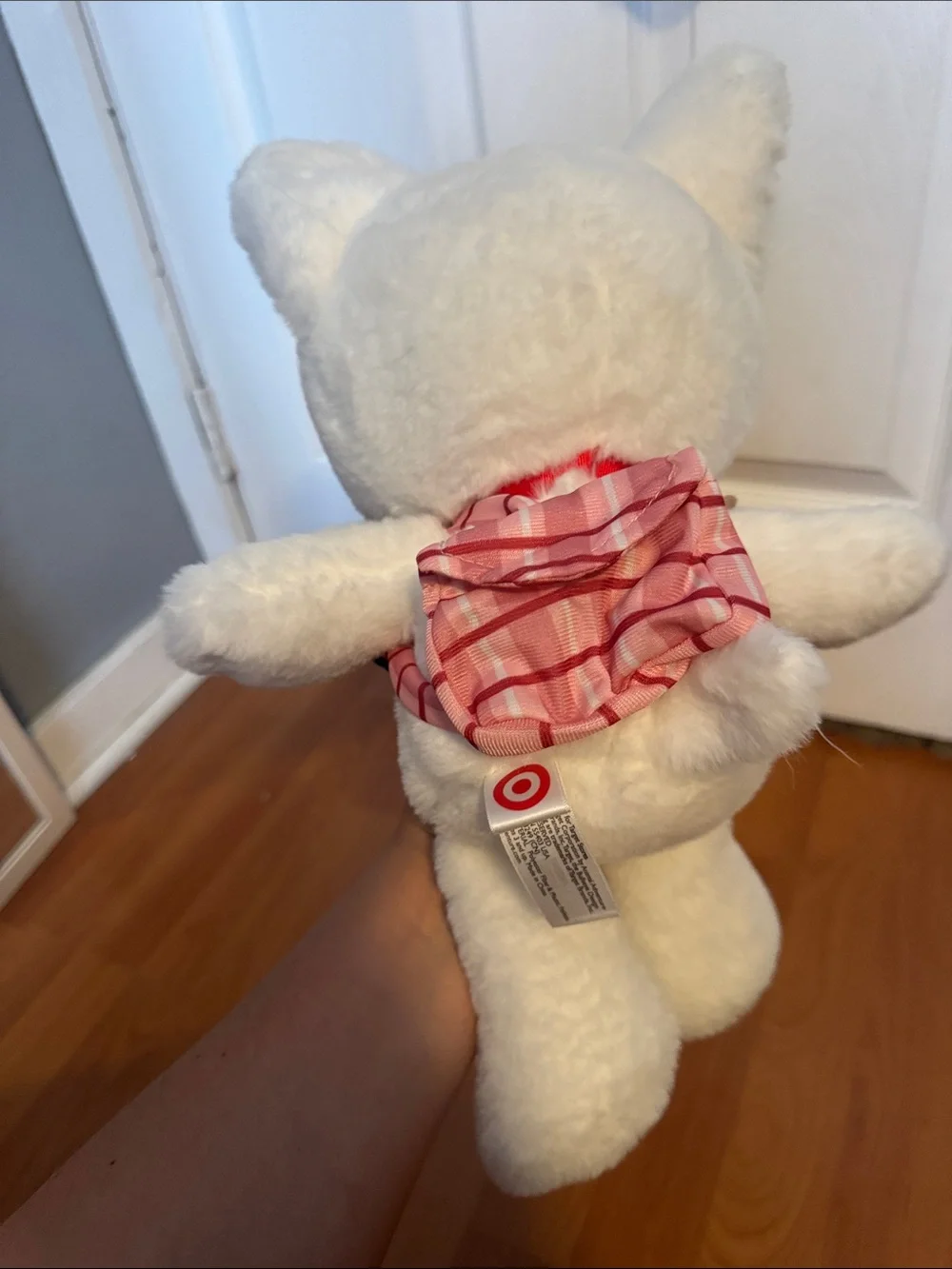 White Plush Target Dog